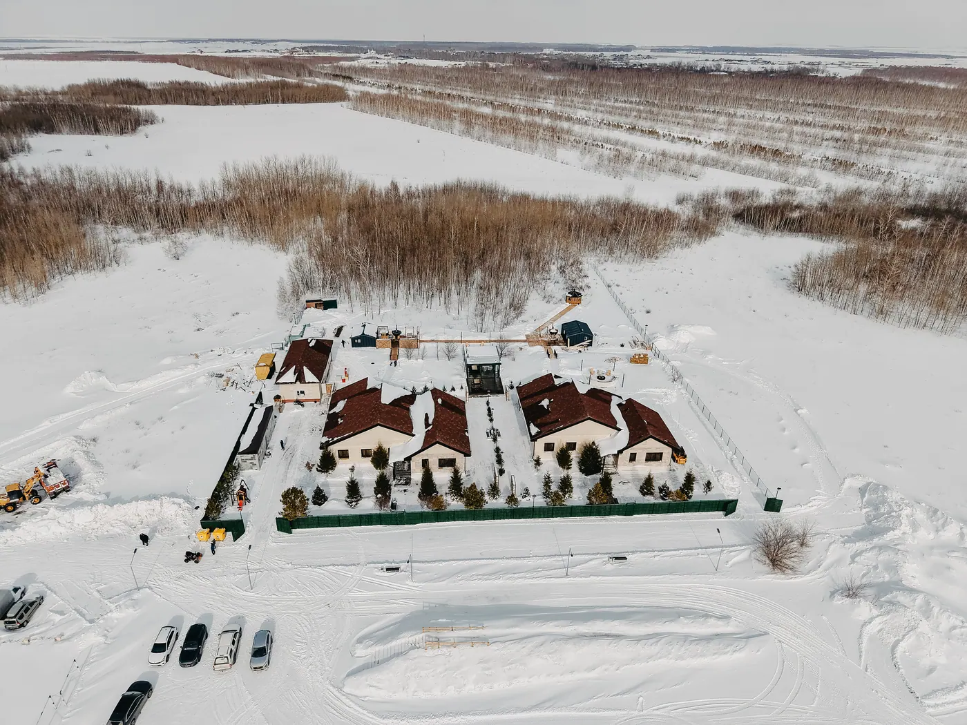 Dara Resort с высоты зимой