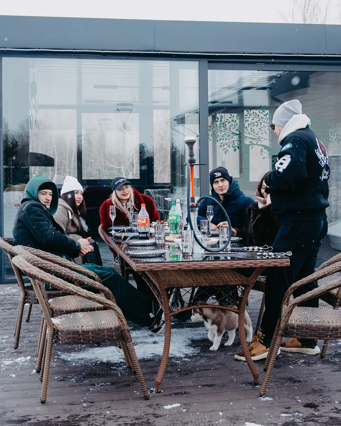 Ужин на террасе